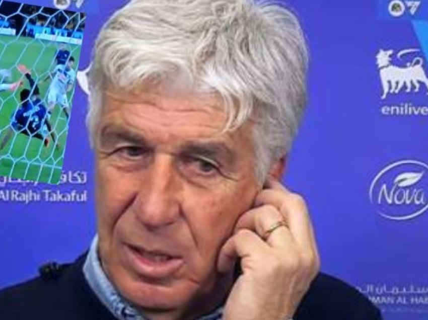 Gasperini tregon 3 gafat e arbitrit në 1 gol të Interit