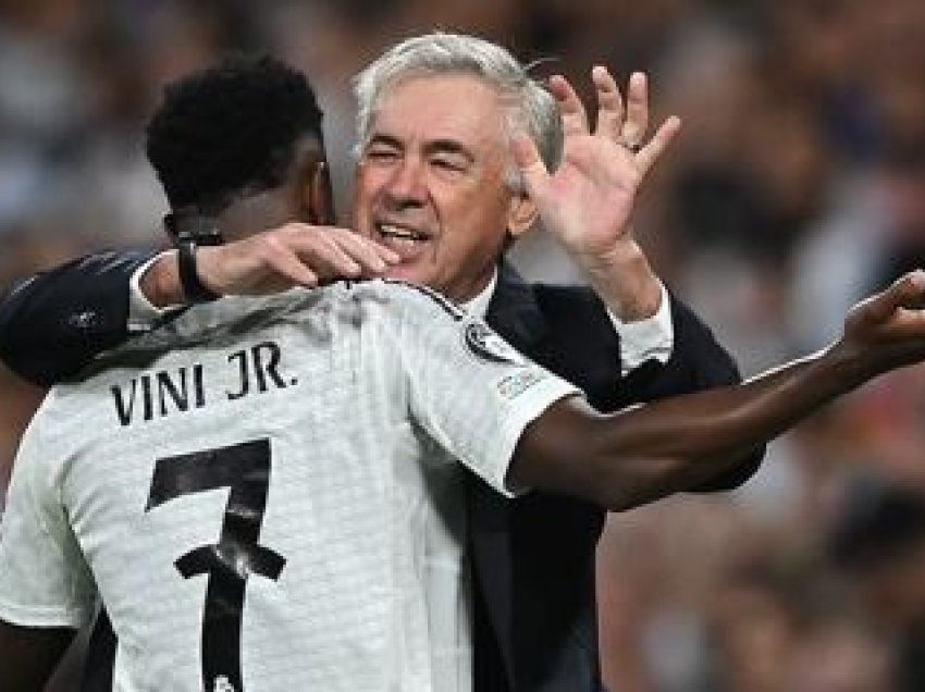 Ancelotti: Është shumë e vështirë të jesh Vinicius 