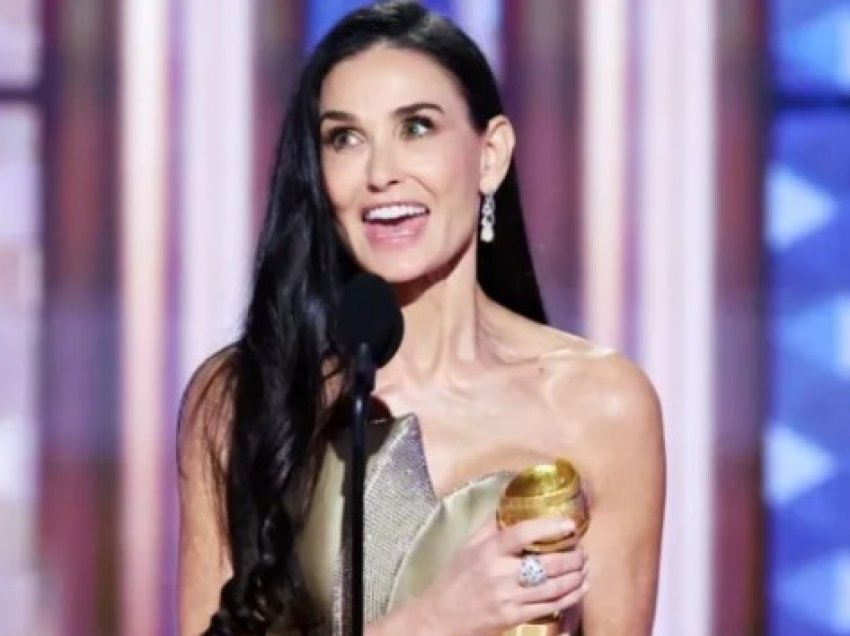 Demi Moore kryeson garën për Oscar pas fitimit të Golden Globes