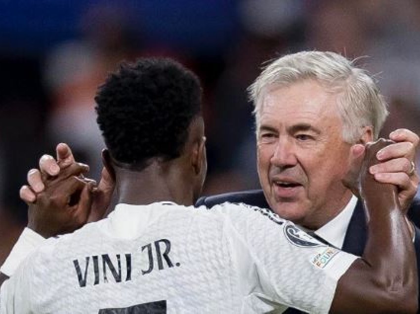 Ancelotti: Vendimi ndaj Vinicius i padrejtë 