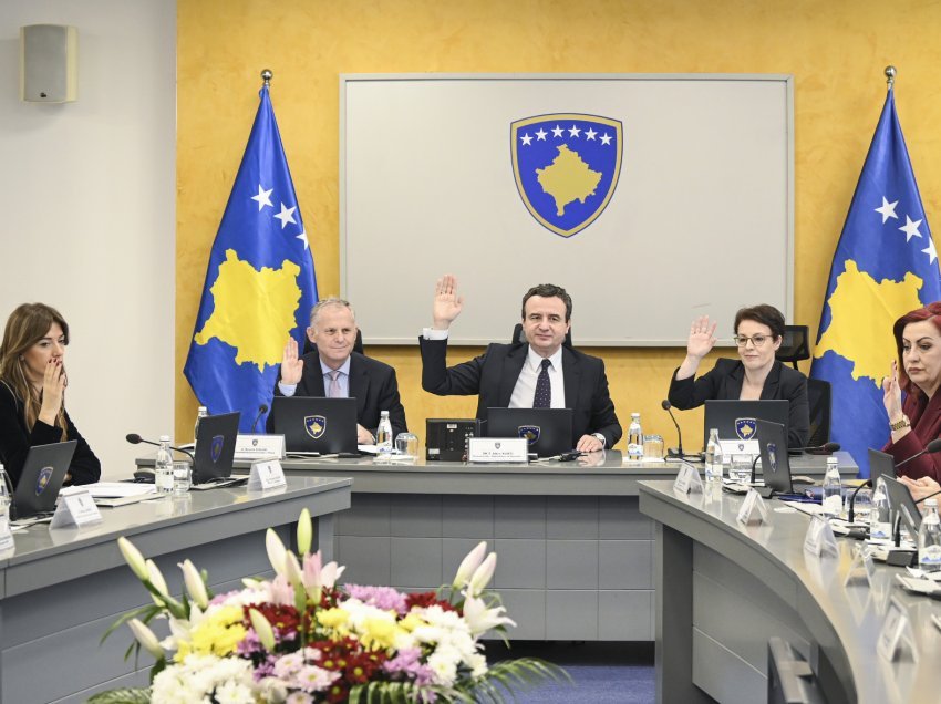 Mblidhet Qeveria e Kosovës, merren këto vendime