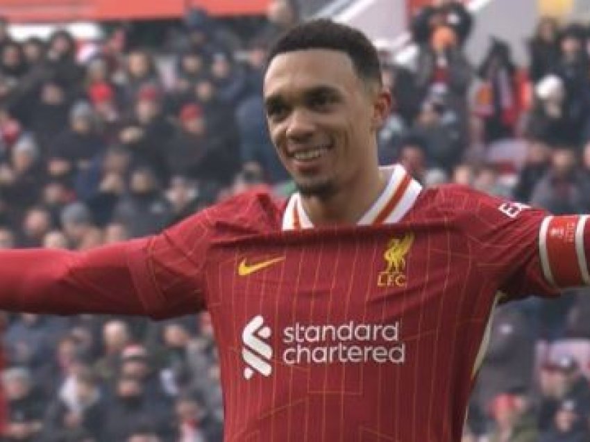 Supergol nga Alexander-Arnold, Liverpooli dyfishon rezultatin 