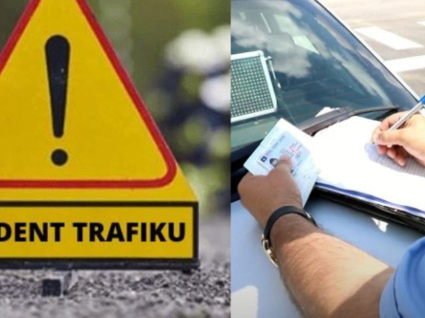 65 aksidente trafiku në 24 orët e fundit, Policia shqipton mbi 1 mijë e 900 gjoba