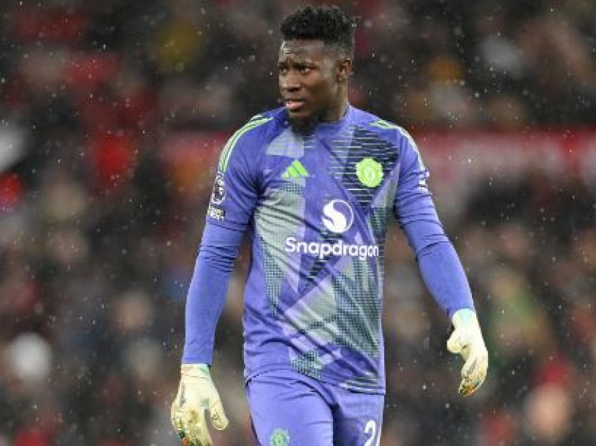 Andre Onana mungon në ndeshjen ndaj Arsenalit 