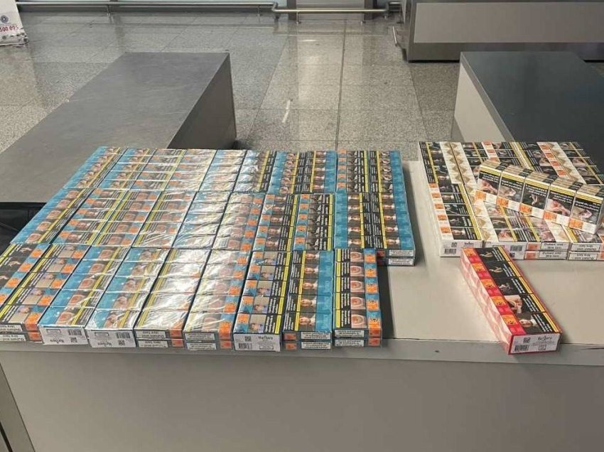 Sekuestrohen mbi 340 pako të cigareve në aeroportin “Adem Jashari”, destinim kishin Anglinë