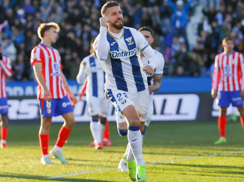 Atletico Madrid bie pas 15 fitoresh radhazi, Griezmann gabon penallti! Trajneri i Leganes tallet 