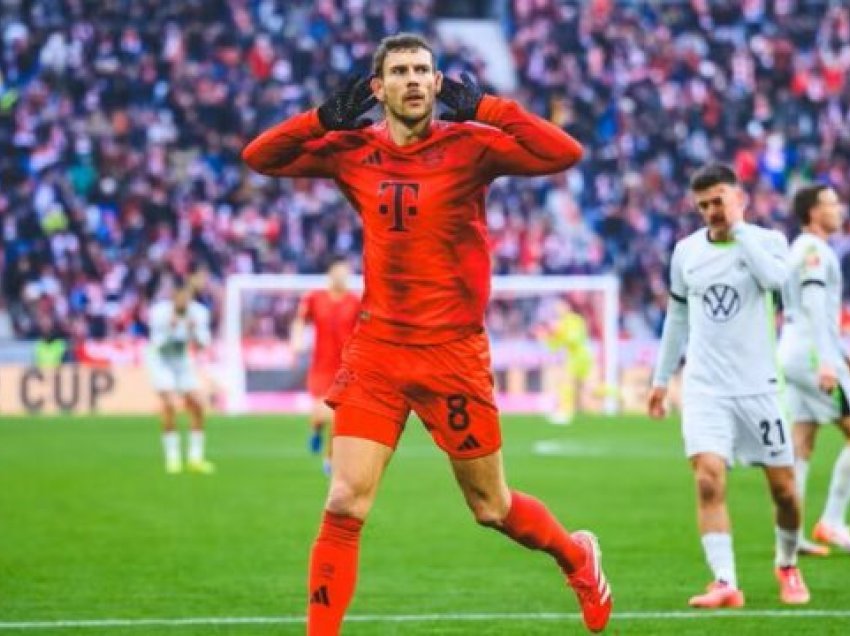 Goretzka “hero” i Bayernit në fitoren kundër Wolfsburg