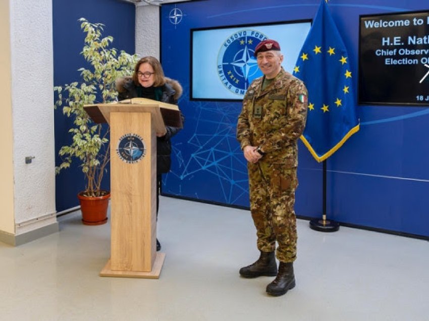 ​Barduani takohet me shefen vëzhguese të EOM Nathalie Loiseau