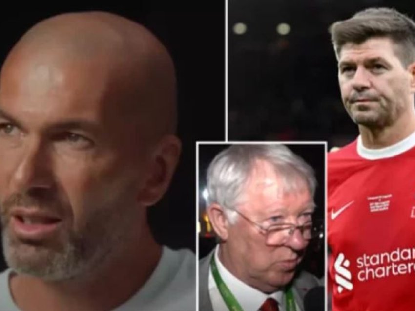 Zidane kundërshtoi Ferguson-in për Steven Gerrard, kur tha se ai nuk “ishte top lojtar”