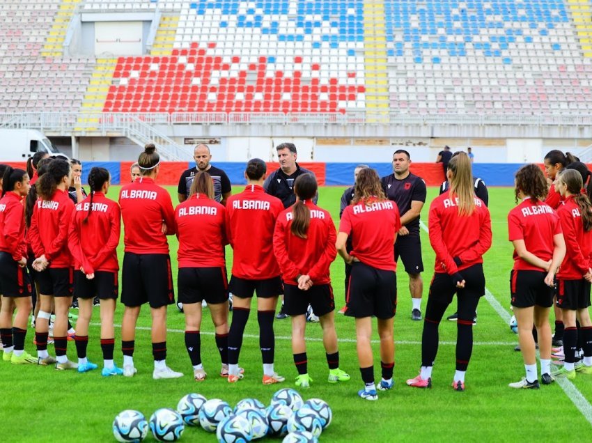 Kombëtarja e Shqipërisë mbyll grumbullimin në Malin e Zi