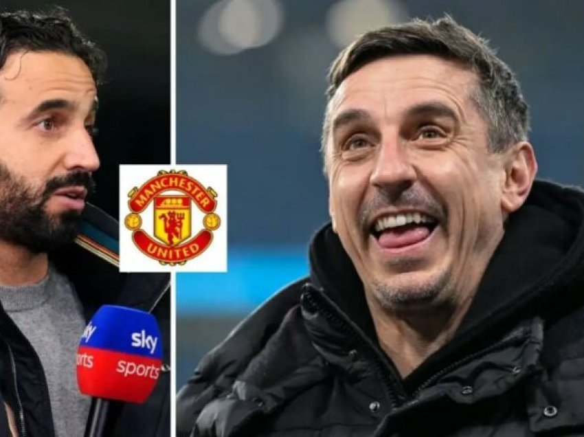 Gary Nevillet i kërkohet të marrë drejtimin e Man Utd mes vështirësive të Amorimit