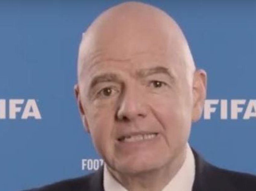 Infantino: Eshtë e qartë se futbolli është i gjallë dhe po lulëzon në vendin tuaj