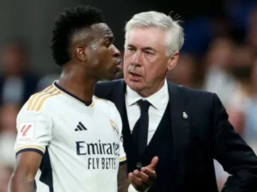 Ancelotti siguron se Vinicius s’e ka ndërmend të largohet