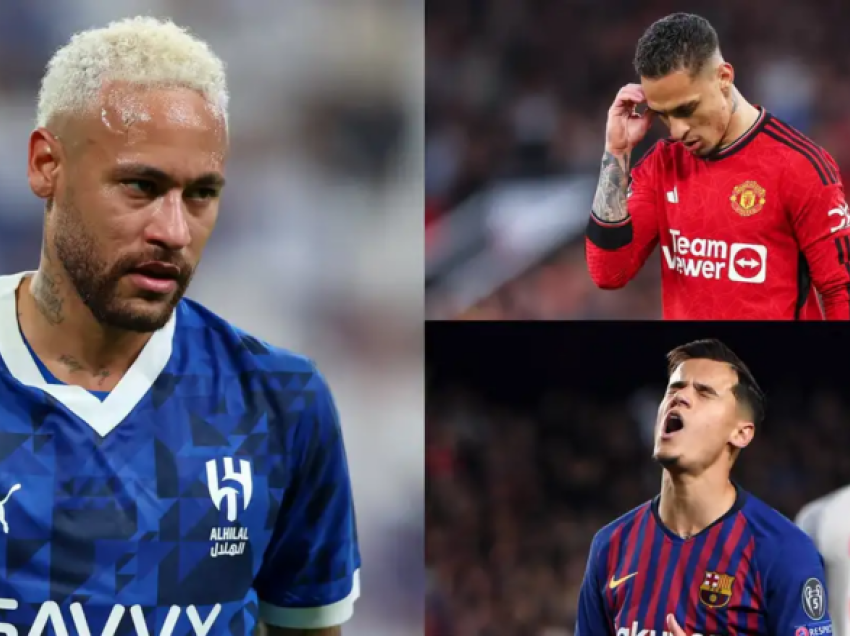 Neymar, Antony, Philippe Coutinho dhe shumë blerje të mëdha që dështuan pavarësisht parave të mëdha që u paguan