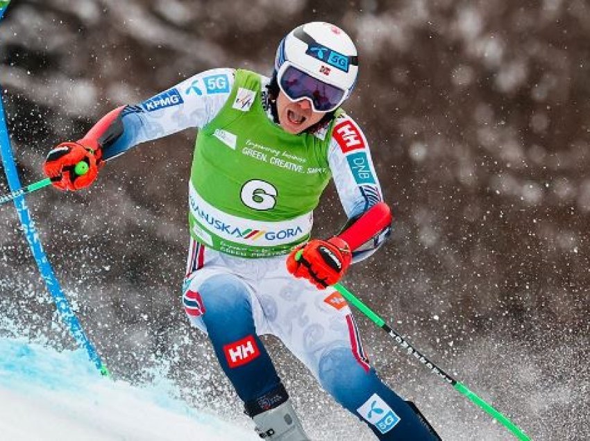 Henrik Kristoffersen më i miri në sllallomin e madh