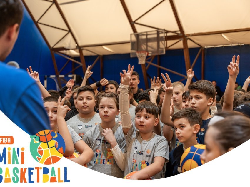 Mbahet Festivali i Minibasketbollit, ku bashkohen qindra fëmijë