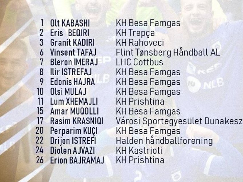 Shpallet lista e Kosovës U-18 