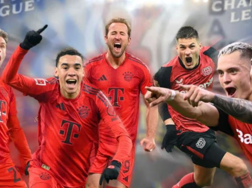 Bayern dhe Leverkusen, sfidë lavdie në Champions