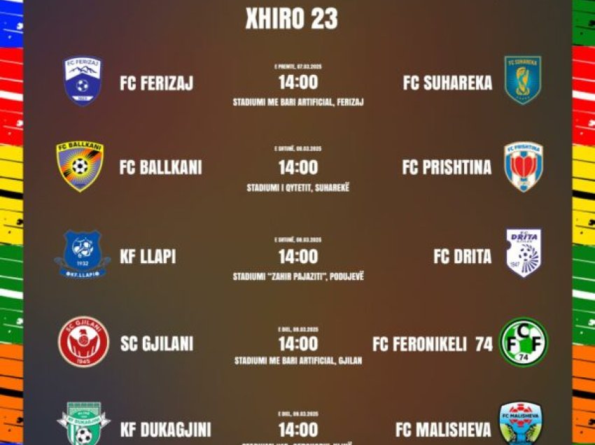 Superliga i sjell dy derbi në fundjavë