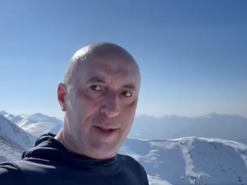 Haradinaj ngjitet në Majën e Lubotenit, publikon një video prej atje